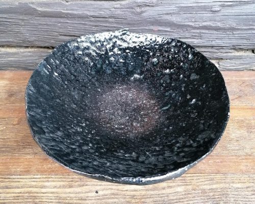 schwarz keramik schale